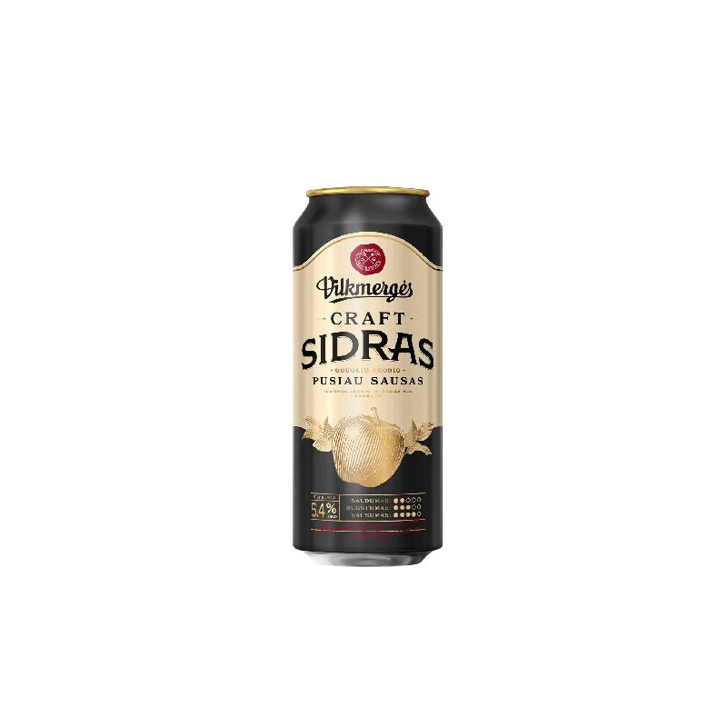 Cider Vikmergės Craft 5.4% 0.5L (can)