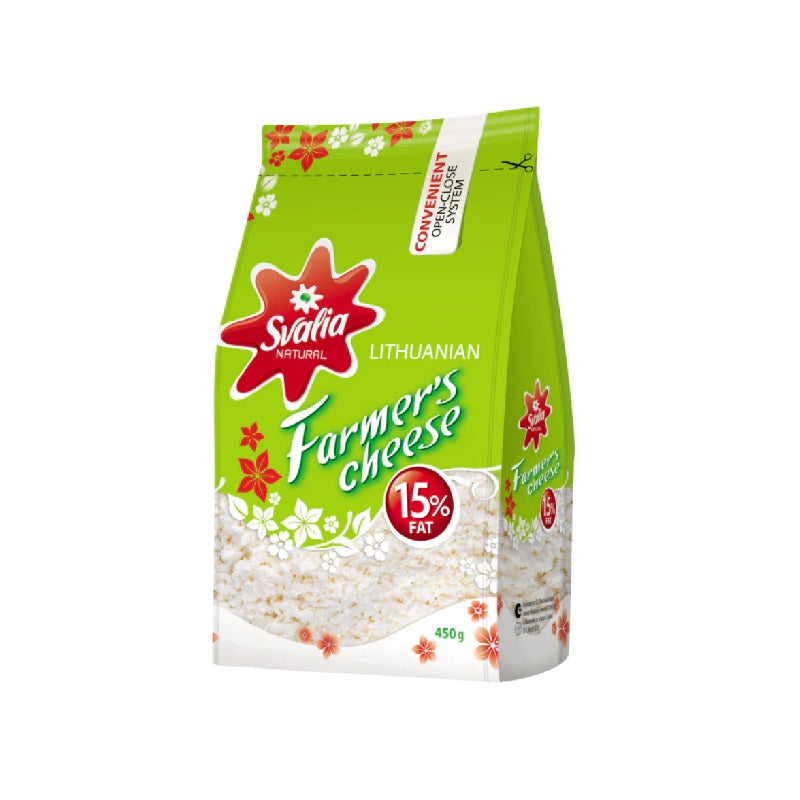 Cottage Cheese "Svalia" 15% Fat, 450g