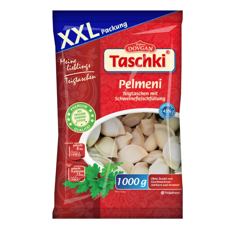 Taschki Dumplings XXL stuffed with Pork Filling, 1000g