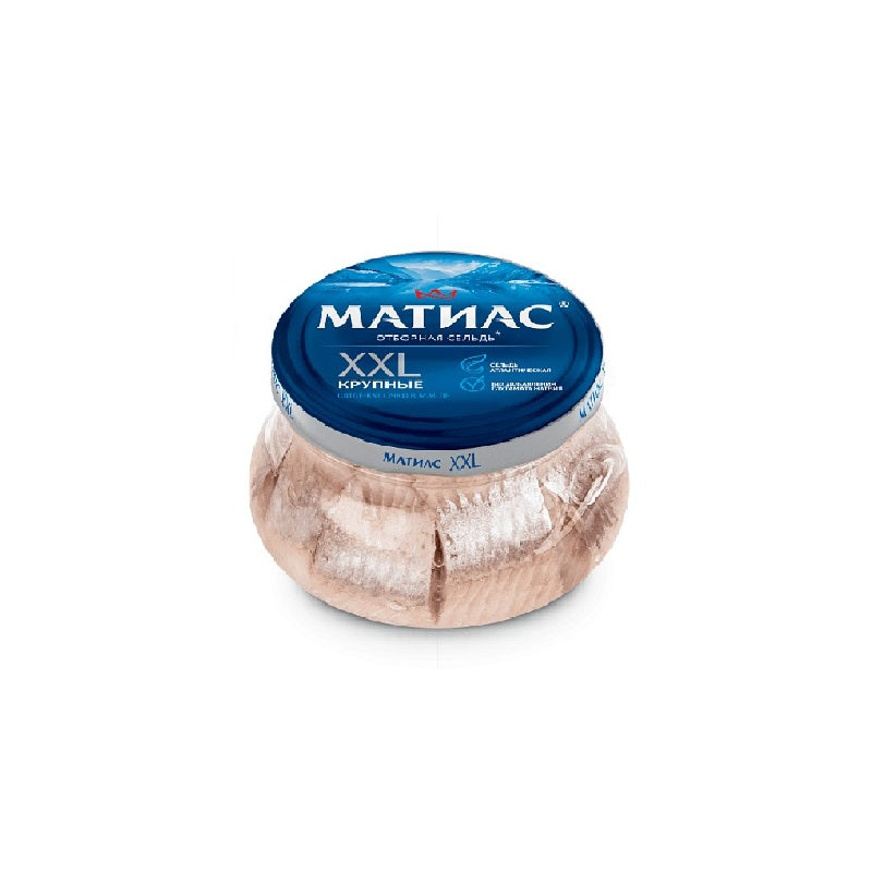 Fillet-pieces of herring "Matias" "XXL selected" in oil   260g