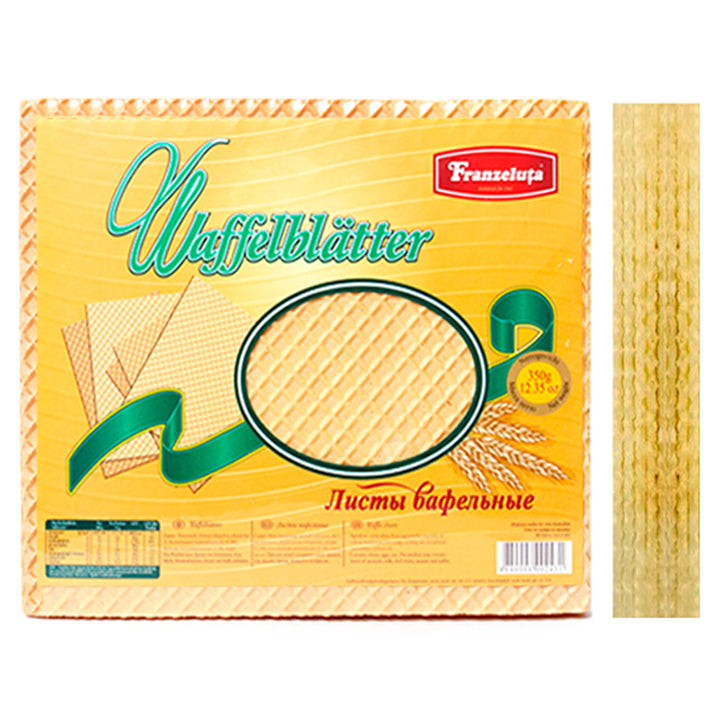 Franzeluta Square Waffle Wafer Sheets 350g Baltic Supermart
