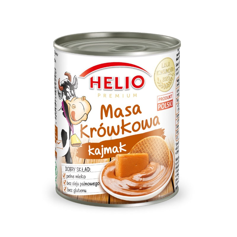 Helio Kaymak Cow Sweetened Condensed Milk, Caramelized, 400g