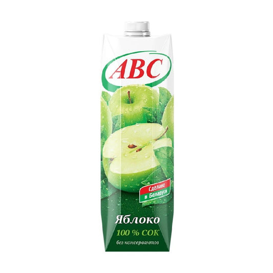 Pure apple juice 1L (100% juice without preservatives)