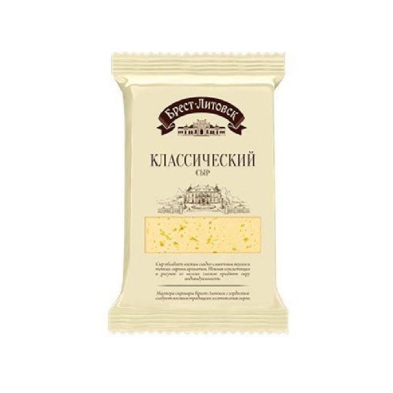 Cheese semi-hard "Brest-Litovsk klassicheskiy", fat in dry matter - 45 %, film 200g