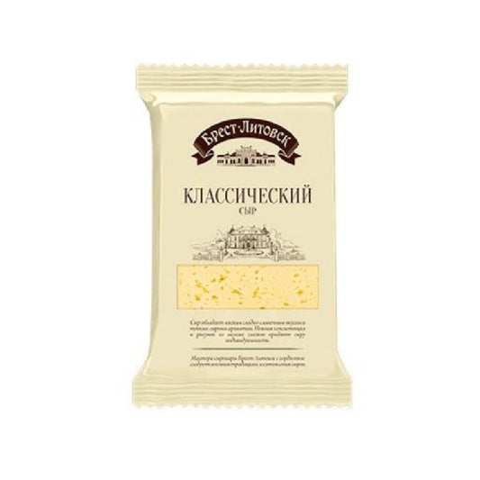 Cheese semi-hard "Brest-Litovsk klassicheskiy", fat in dry matter - 45 %, film 200g