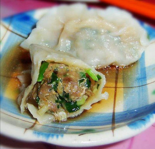 Old Shandong Style Pork Leek Shrimp Dumplings 400g