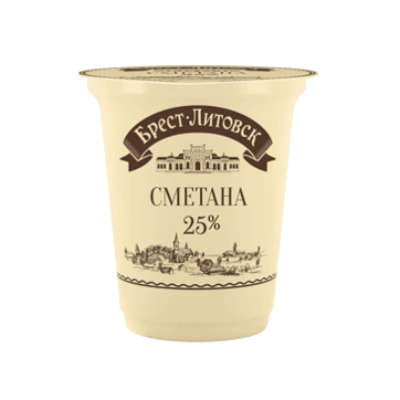 Sour cream "Brest-Litovsk" 25%, 300g