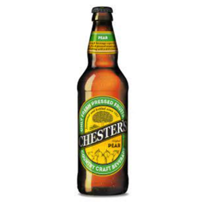FILTERED PASTEURIZED SIDER BEER DRINK "CHESTER'S" PEAR 5%, 0.45L