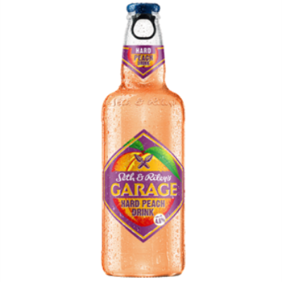 S&R's Garage Hard Peach Drink 4.6%, 0.4L