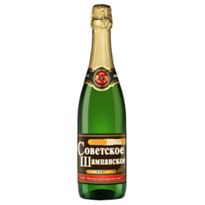 Soviet champagne Brut 0.375L