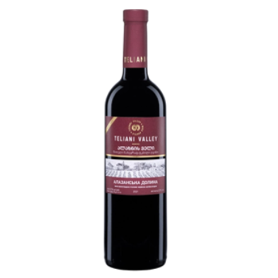 Wine Teliani Valley Alazani Valley red semi-sweet 0.75L 12%