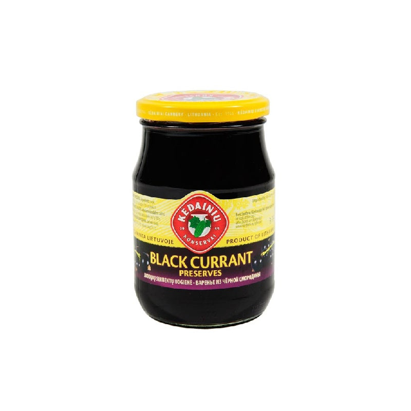 Blackcurrant Preserves. 40% of Berries. 430g