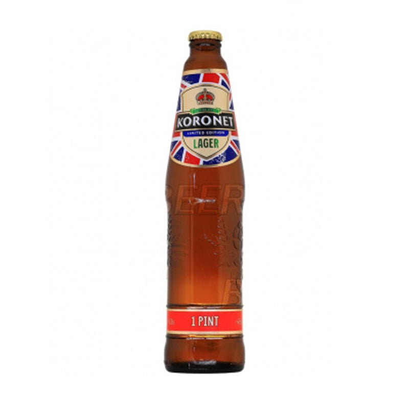 Beer Koronet Lager Bottled 4.6%, 0.568L