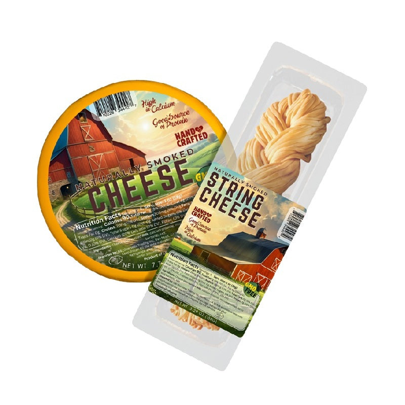 Bandi Smoked Cheese Braid 45%, 150g