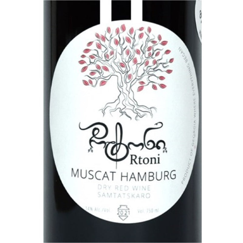 Rtoni Muscat Hamburg Dry Red Wine Samtatskaro, 750mL