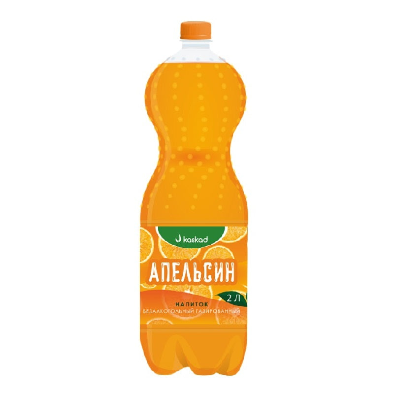 Carbonated Soft Drink "Cascade" Orange, 2.0L