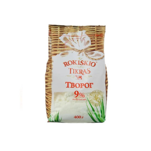 Farmer Cheese TIKRAS 9% fat, 400 g