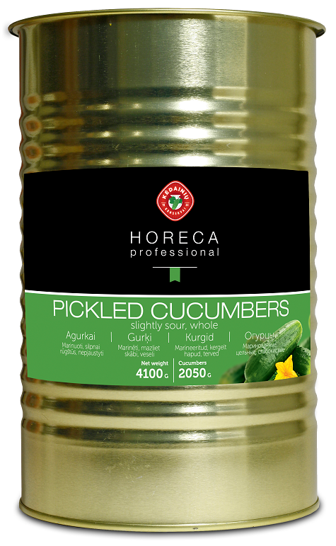 Pickled Cucumbers HORECA in a tin, 4100g