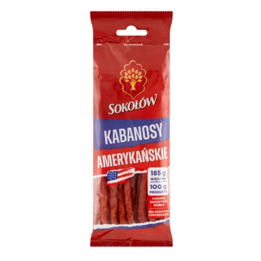 SOKOLOW Gold American Kabanos Sausage, 100g