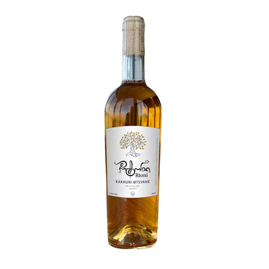 Rtoni Kakhuri Mtsvane Dry Amber Wine, 0.75L