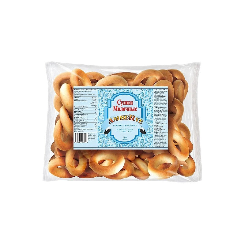 Hard Wheat Bagels AMBERYE with milk, 400 g