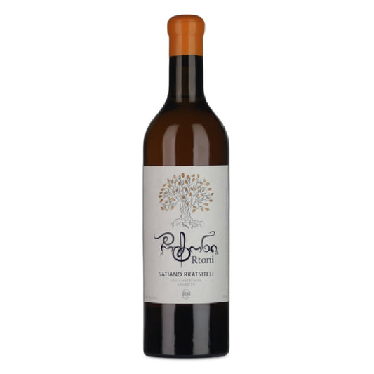 Rtoni SATIANO RKATSITELI Akhmeta Dry Amber Wine, 0.75L