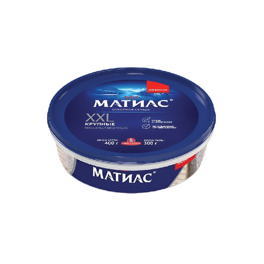 "Matias" Herring Fillets XXL Large in Oil, 400g