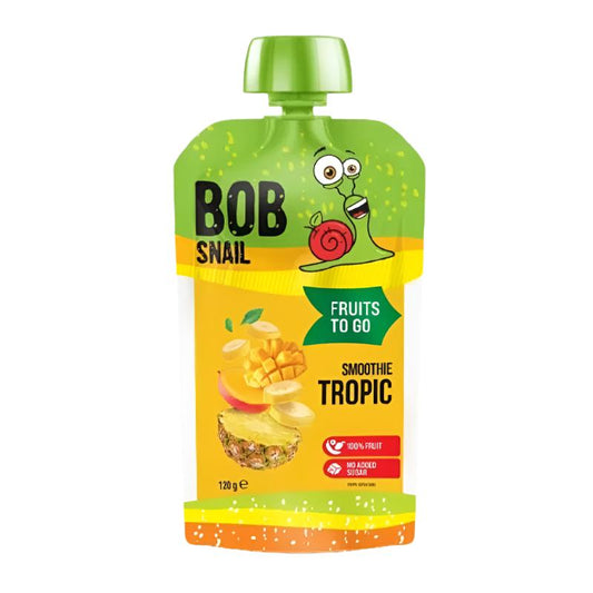 Bob Snail Fruit Smoothie TROPIC Banana-Pineapple-Mango, 120g