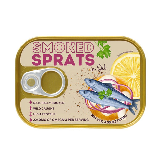 Smoked Sprats in Oil, 100g