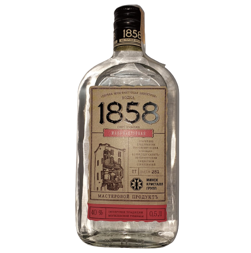 Vodka 1858 MANUFACTURED 0.5L 40%