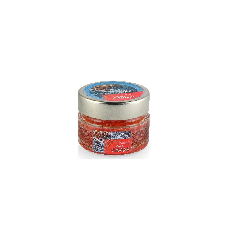 Chum salmon roe (Keta) 100 g in glass jar