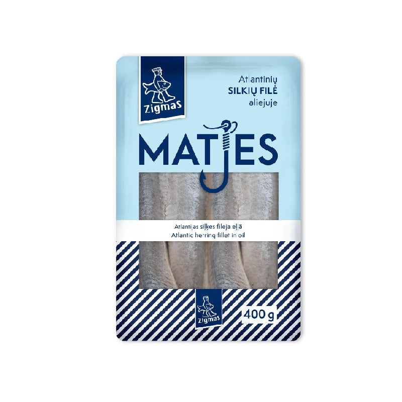 ZIGMAS MATES herring fillet in oil, 400 g