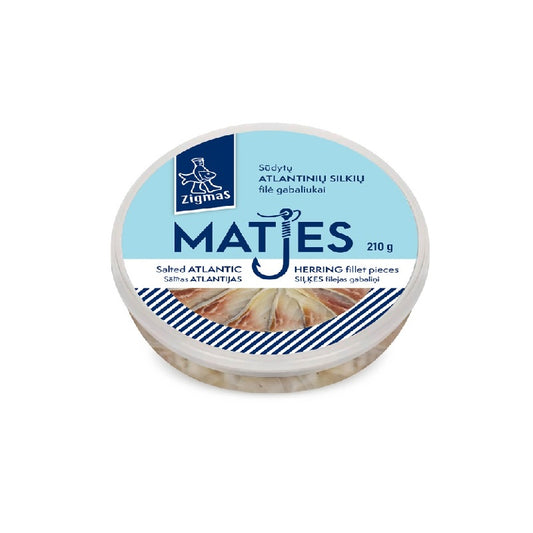 ZIGMAS ONE BITE MATES Herring Fillet Pieces in Oil, 210g