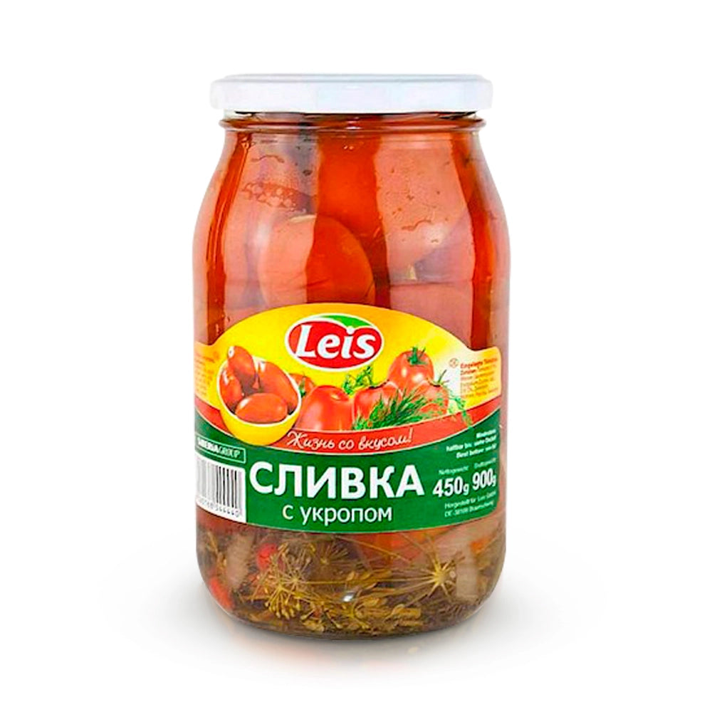 Tomatoes "Slivka" marinated with dill 1L