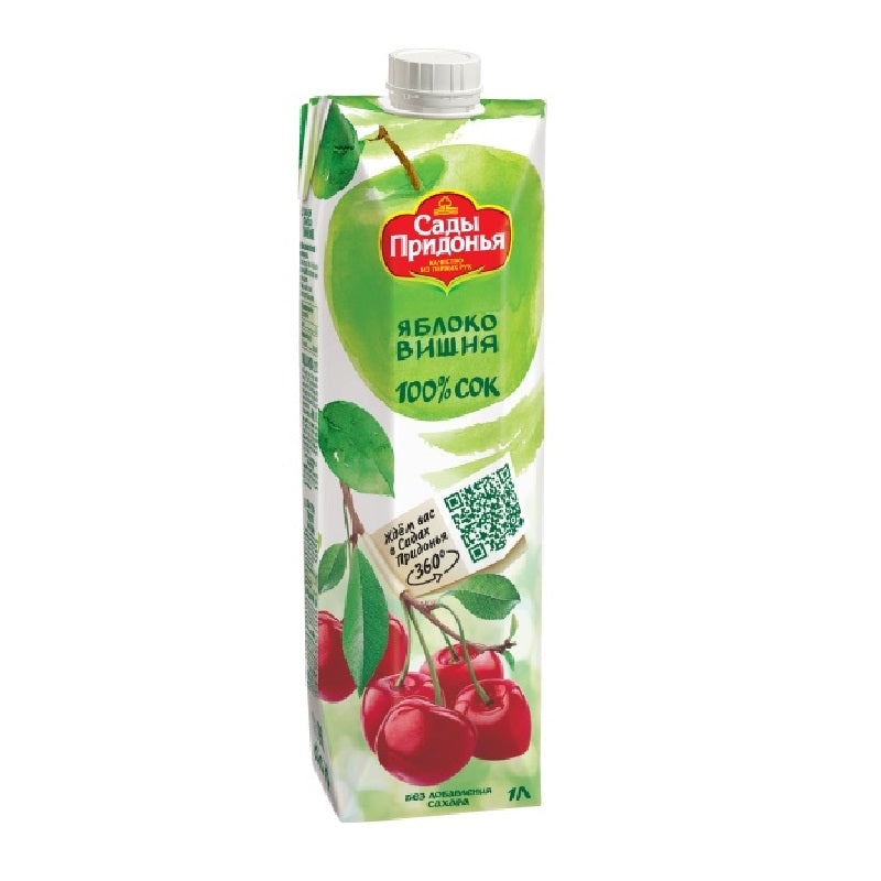 Juice Sady Pridonya Apple-Cherry, 1L