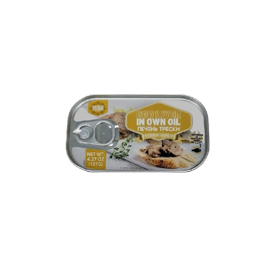BANDI Cod Liver in Own Oil, 121g