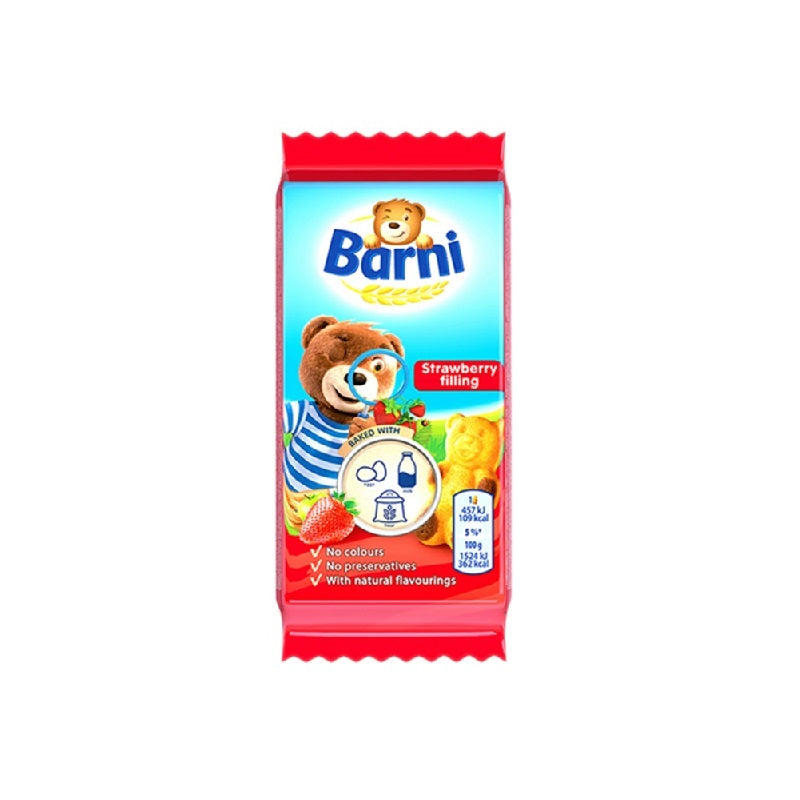 Barni Cake Bar with Strawberry Filling, 30g