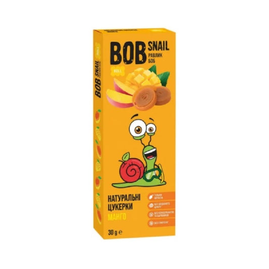 Bob Snail Natural Sweets Rolls Mango, 30g