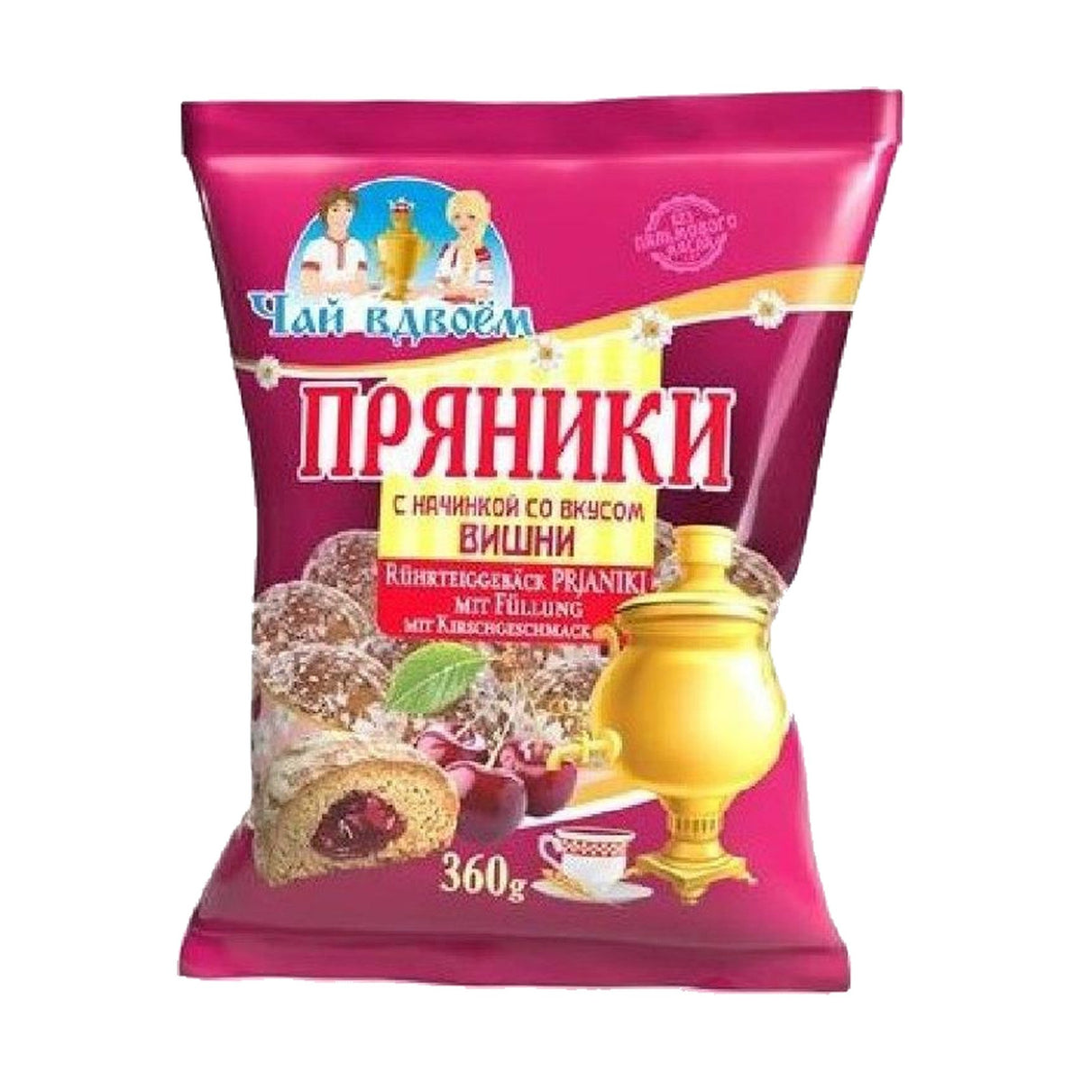 Chaj Vdvoem Gingerbread with Cherry Filling 360g