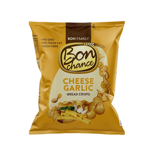 BON CHANCE Bread Chips with Cheese and Garlic, 60g