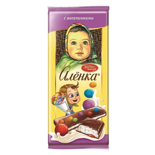Alenka Milk Chocolate with filling 87g