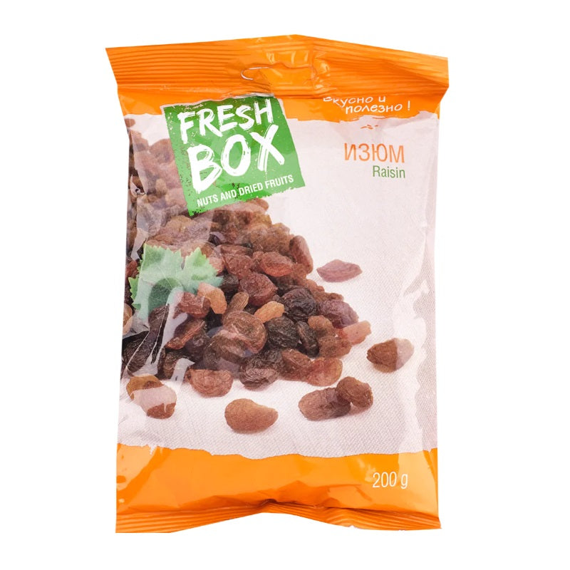 Fresh Box Dried Brown Grapes, 200g