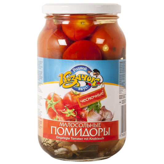 Kozachok Tomatoes with Garlic, 880g