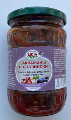 Lidia Fried Eggplant Georgia Style 550g