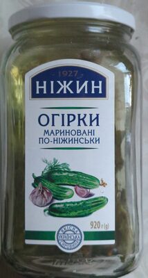 Nezhin gel. Cucumbers po-nezhynski 5-7 sm 920g