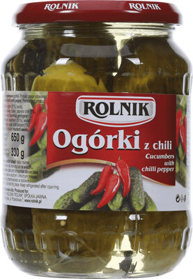 PL Rolnik Pickled Cucumbers with Chili 720ml