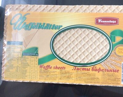 Franzeluta Waffle Sheets 200g