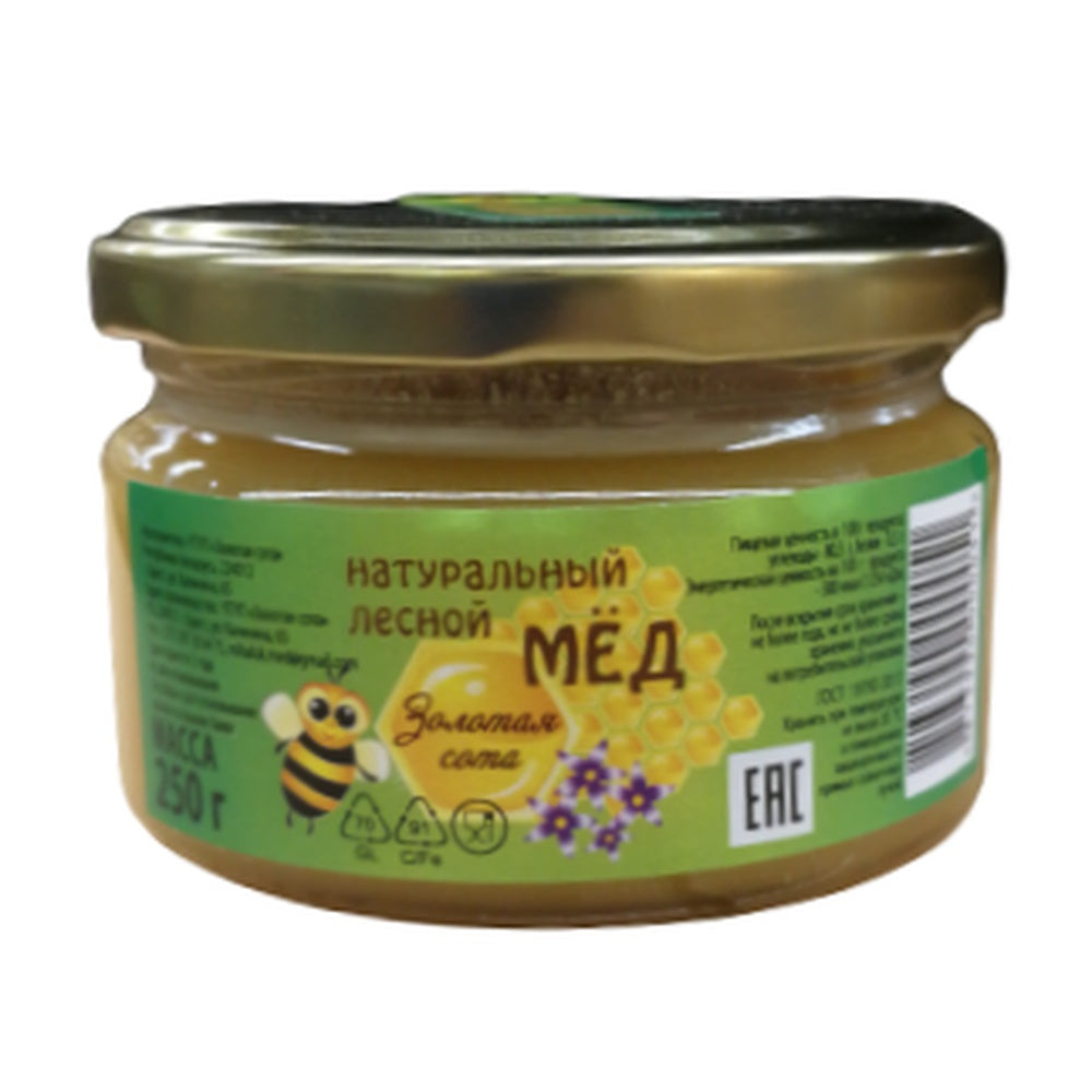 Natural honey in May "Golden honeycomb"  250g