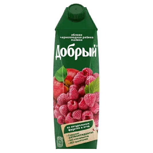 Fruit Drink "Kind" Apple and Raspberry, 1L