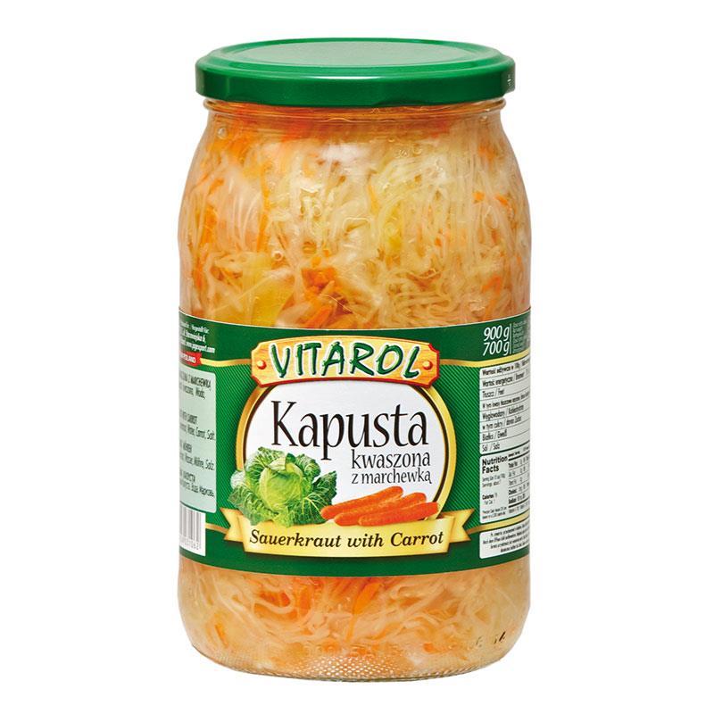 PL Vitarol Sauerkraut with carrots 900g